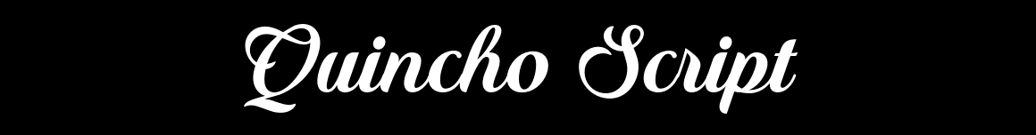 Quincho-Schrift