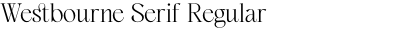Westbourne Serif Regular