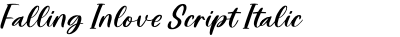 Falling Inlove Script Italic