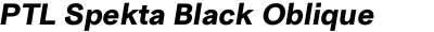 PTL Spekta Black Oblique