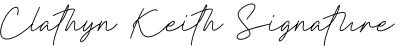 Clathyn Keith Signature