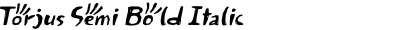 Torjus Semi Bold Italic