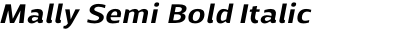 Mally Semi Bold Italic