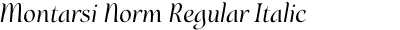 Montarsi Norm Regular Italic