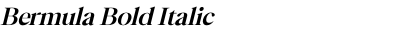 Bermula Bold Italic