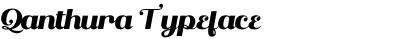 Qanthura Typeface