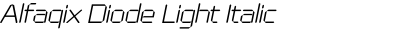 Alfaqix Diode Light Italic