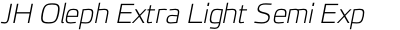 JH Oleph Extra Light Semi Exp Italic