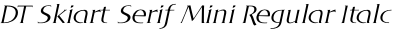DT Skiart Serif Mini Regular Italc