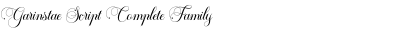 Garinstae Script Complete Family