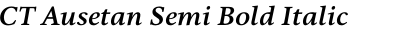 CT Ausetan Semi Bold Italic