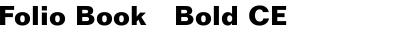 Folio Book + Bold CE