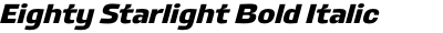 Eighty Starlight Bold Italic