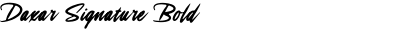 Daxar Signature Bold