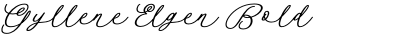 Gyllene Elgen Bold Italic