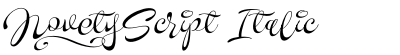 Novety Script Italic