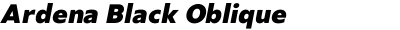 Ardena Black Oblique