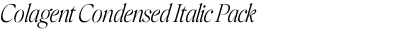 Colagent Condensed Italic Pack