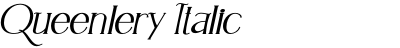 Queenlery Italic