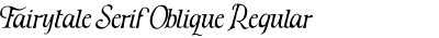 Fairytale Serif Oblique Regular