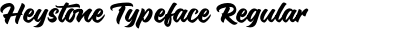 Heystone Typeface Regular