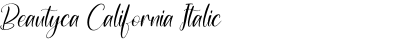 Beautyca California Italic