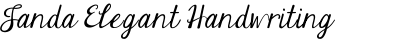Janda Elegant Handwriting
