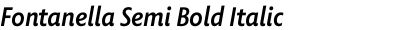 Fontanella Semi Bold Italic