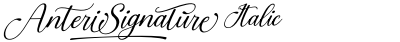Anteri Signature Italic