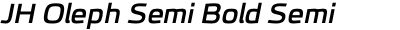 JH Oleph Semi Bold Semi Expanded Italic