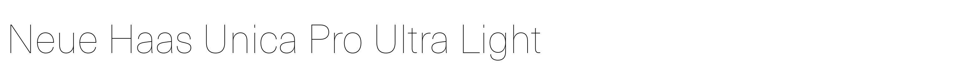 Neue Haas Unica Pro Ultra Light
