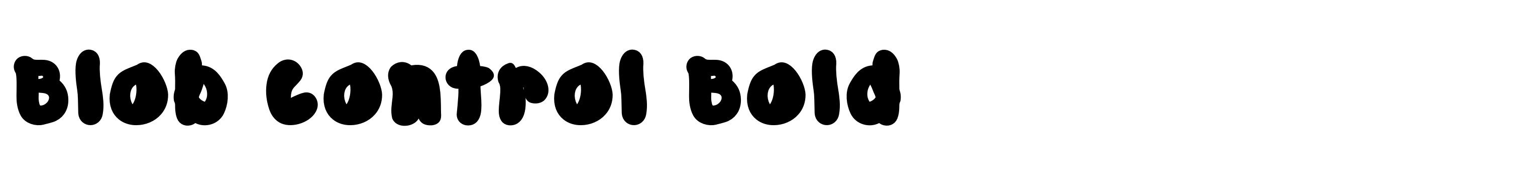 Blob Control Bold