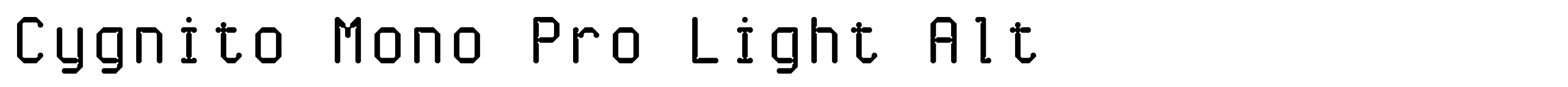 Cygnito Mono Pro Light Alt