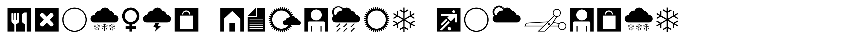 Leitura Symbols Dingbats
