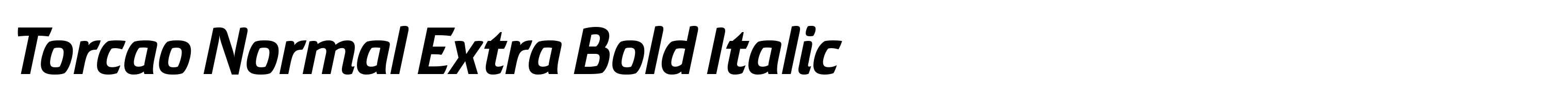 Torcao Normal Extra Bold Italic