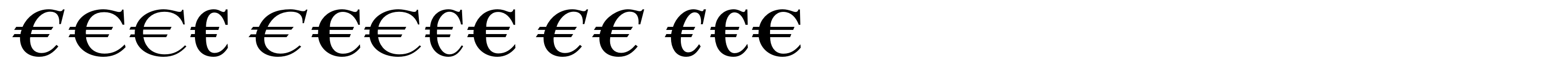 Euro Serif EF One
