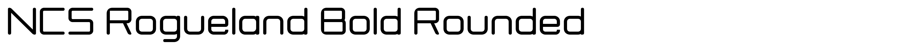 NCS Rogueland Bold Rounded