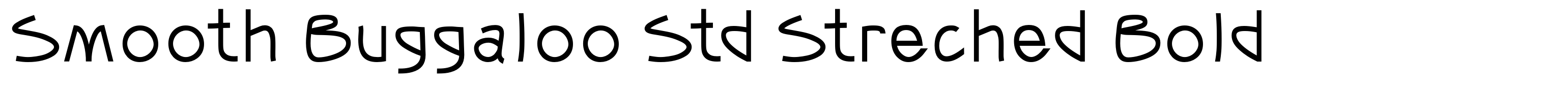 Smooth Buggaloo Std Streched Bold