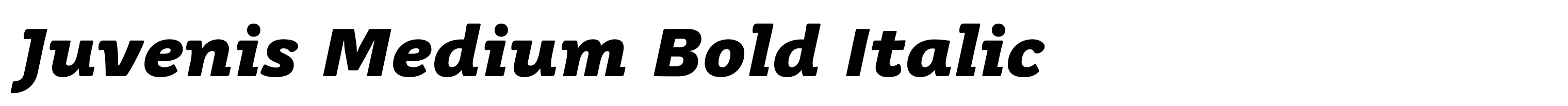 Juvenis Medium Bold Italic
