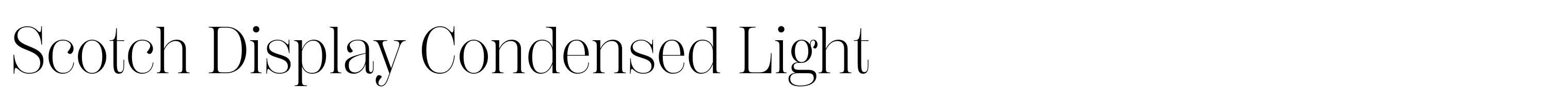 Scotch Display Condensed Light