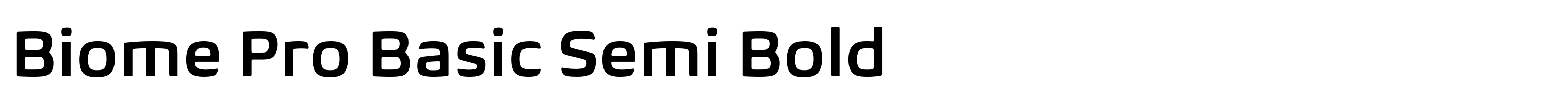 Biome Pro Basic Semi Bold