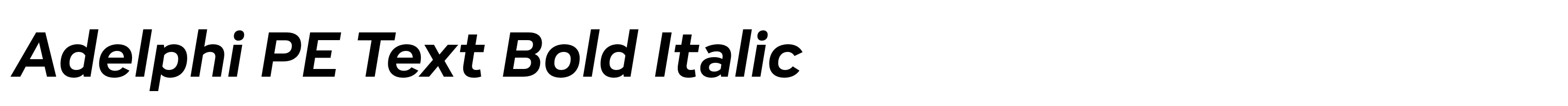 Adelphi PE Text Bold Italic
