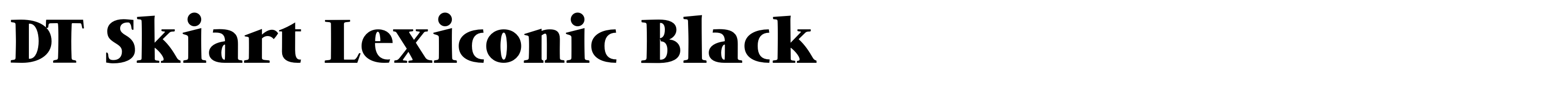 DT Skiart Lexiconic Black