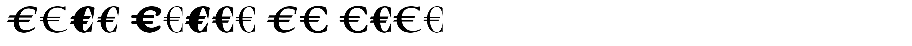 Euro Serif EF Five