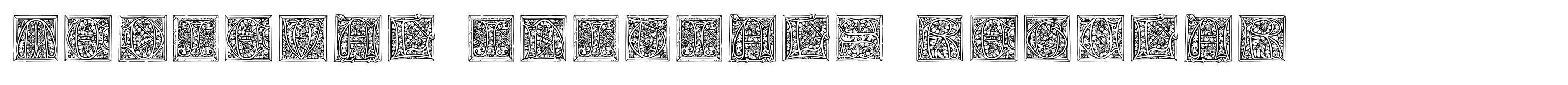 Medieval Initials Regular