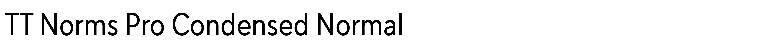 TT Norms Pro Condensed Normal