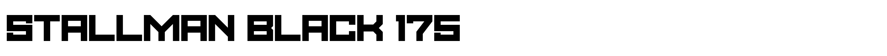Stallman Black 175