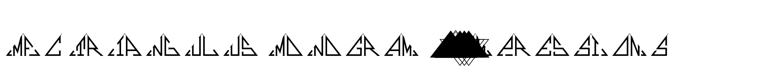 MFC Triangulus Monogram 25000 Impressions