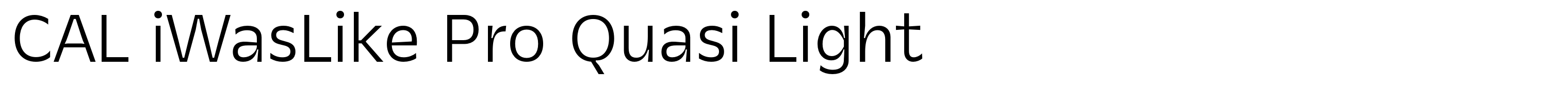 CAL iWasLike Pro Quasi Light