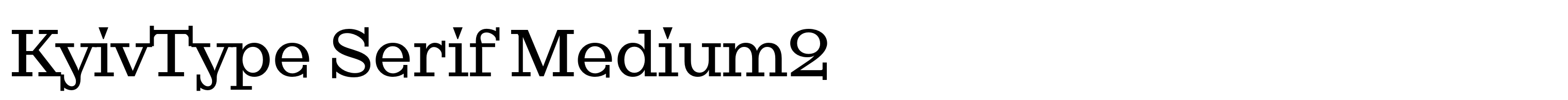 KyivType Serif Medium2